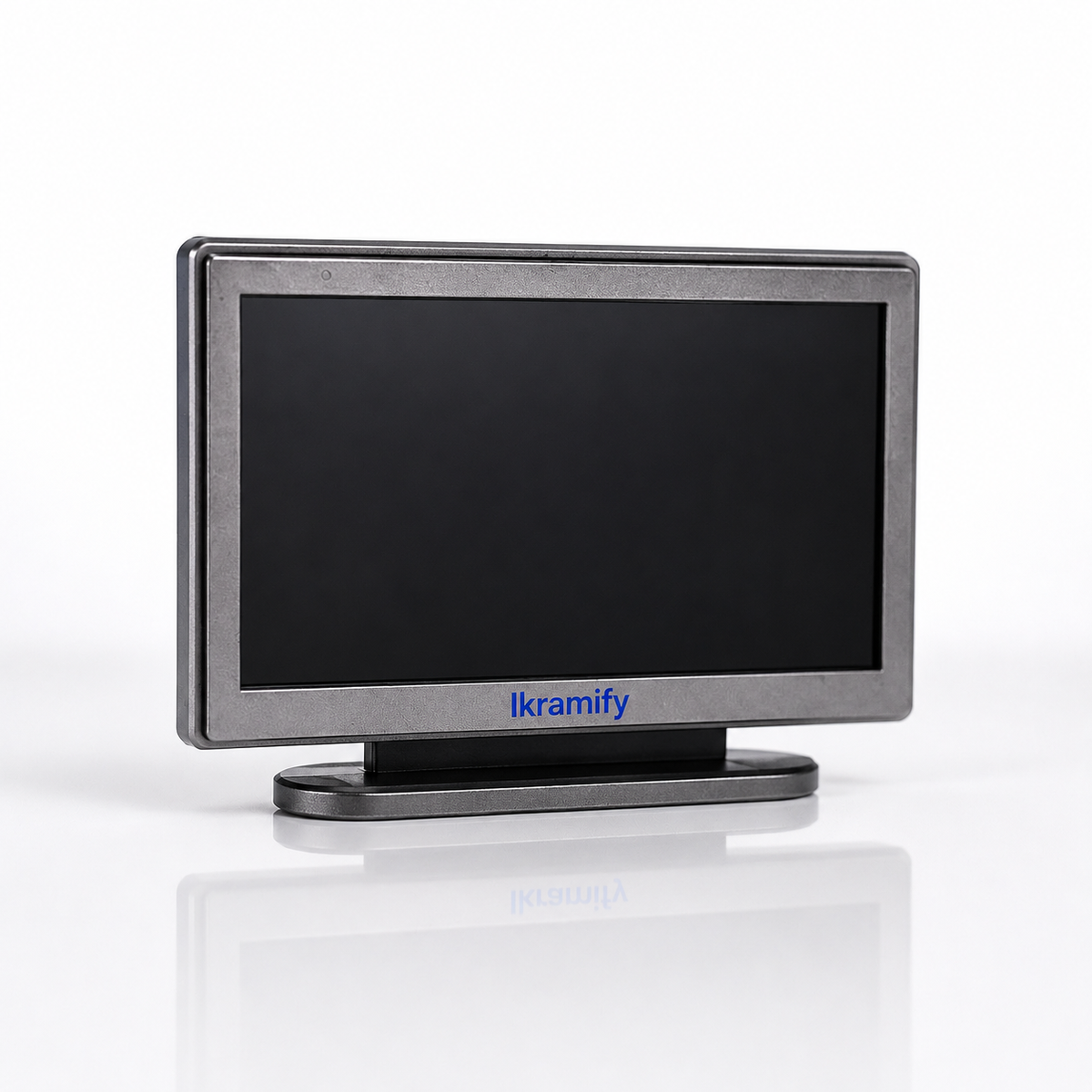 (BF06)Newest Dollhouse Miniature Wide Screen Television Flat-Panel LCD TV Remote Gray Classic Pretend Play Toys for Child