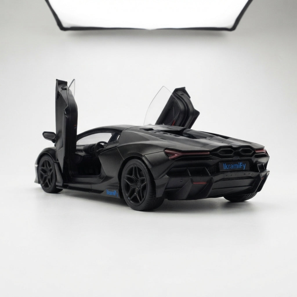 Replica of the SVJ Pullback Alloy Car Model, Children's Toy, Die-Cast Metal, Pullback Function.