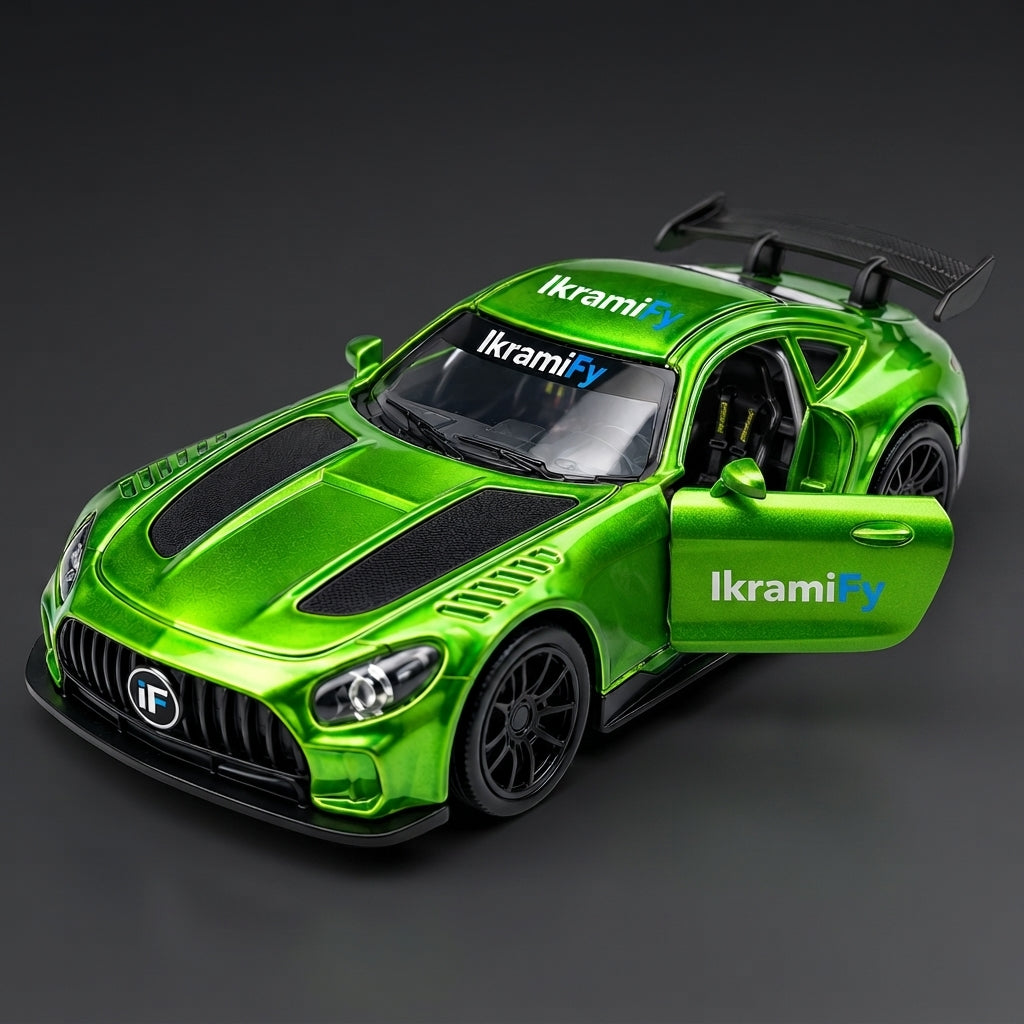 Mini Metal Inertial Racing Car. Baby Pocket Slide Simulation Toy Model.