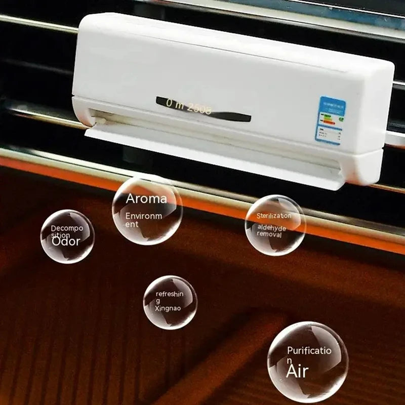 Mini Air Conditioner Model Aromatherapy Car Air Outlet Fragrance Interior Decoration Perfume Long-Lasting Ornaments