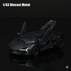 Replica of the SVJ Pullback Alloy Car Model, Children's Toy, Die-Cast Metal, Pullback Function.