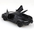 Replica of the SVJ Pullback Alloy Car Model, Children's Toy, Die-Cast Metal, Pullback Function.