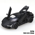 Replica of the SVJ Pullback Alloy Car Model, Children's Toy, Die-Cast Metal, Pullback Function.