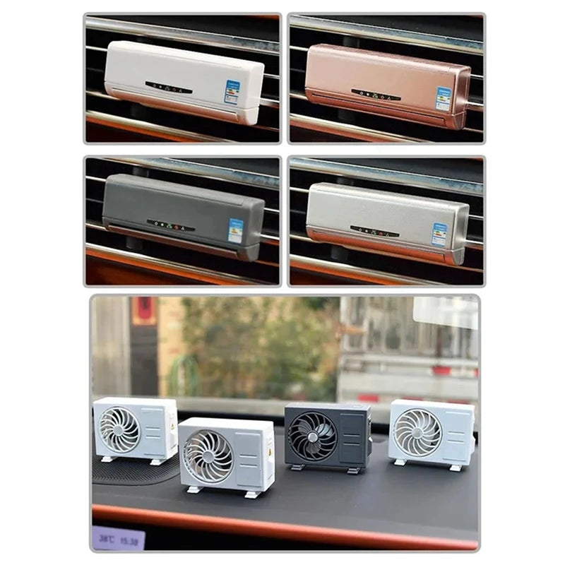 Mini Air Conditioner Model Aromatherapy Car Air Outlet Fragrance Interior Decoration Perfume Long-Lasting Ornaments