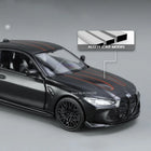 1/36 BMW M4 CSL Alloy Toys Car Model High Simulation Metal Genuine Door Opened Pull Back Function Boys Birthday Gifts Collection