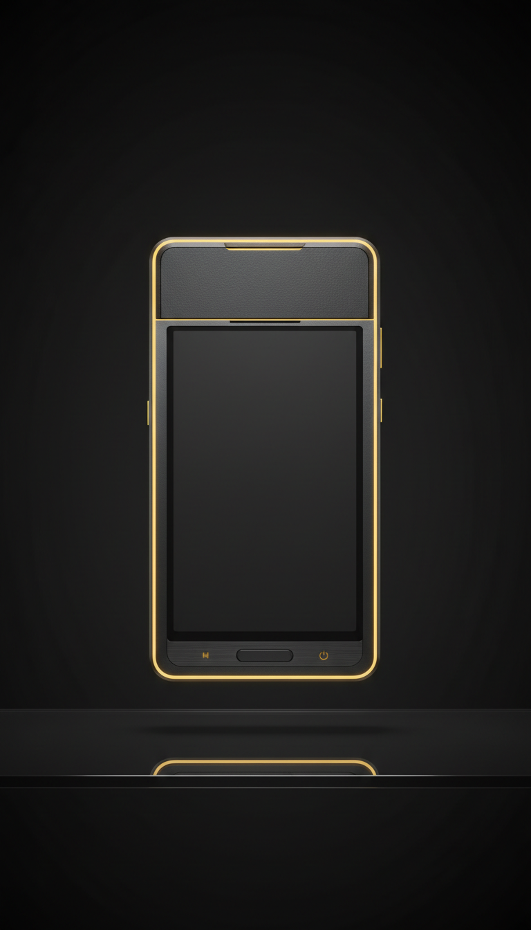 Flagship Gadget Highlighting Material Finish